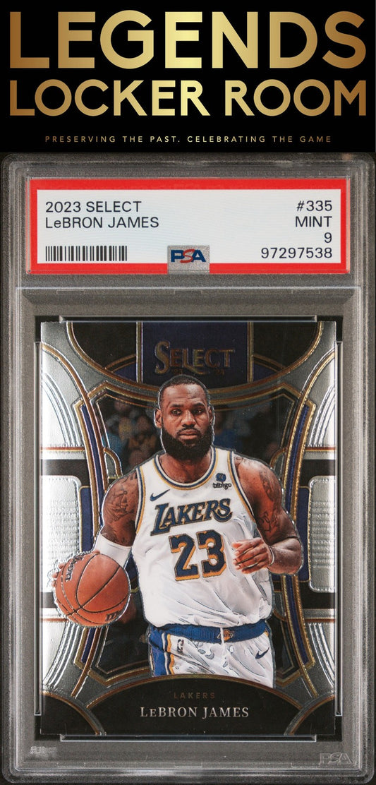 2023 Panini Select #335 Lebron James PSA 9