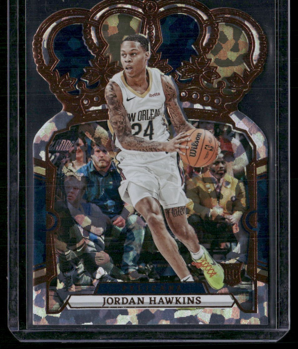 2023-24 Panini Crown Royale #84 Jordan Hawkins Crystal