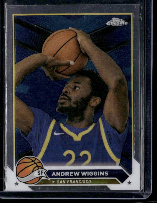 2023-24 Topps Chrome #28 Andrew Wiggins