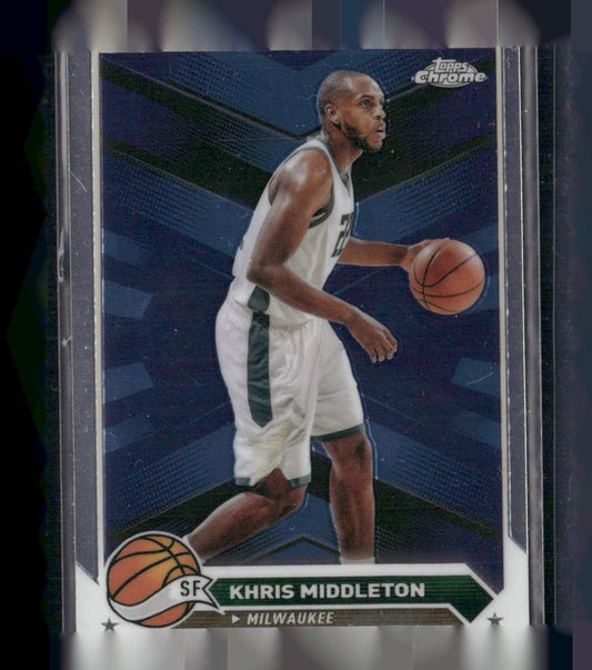 2023-24 Topps Chrome #67 Khris Middleton