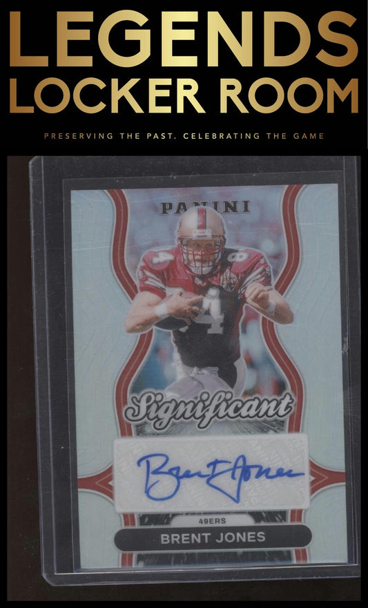 2024 Panini Prizm #SS-BJS Brent Jones Significant Signatures
