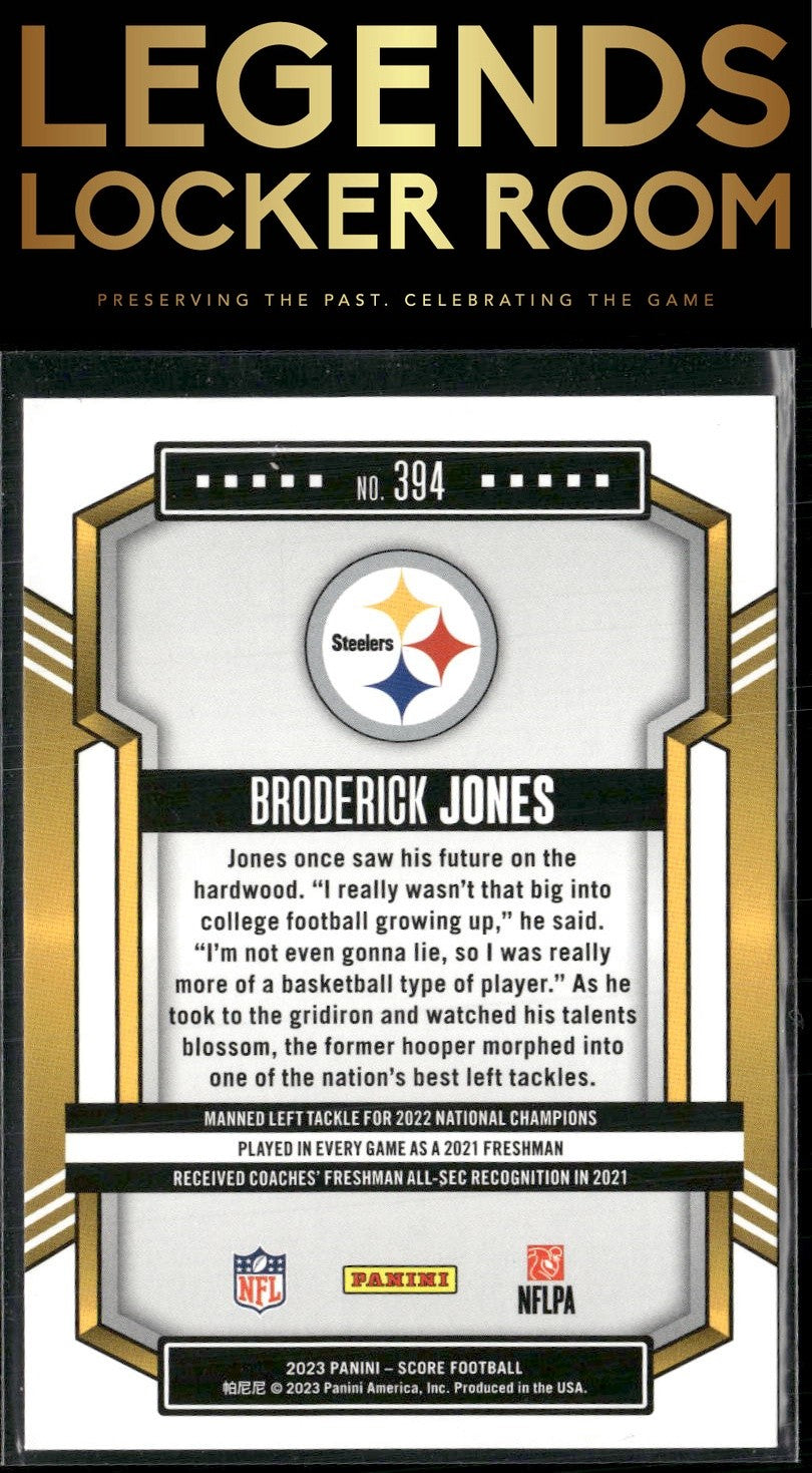 2023 Score #394 Broderick Jones