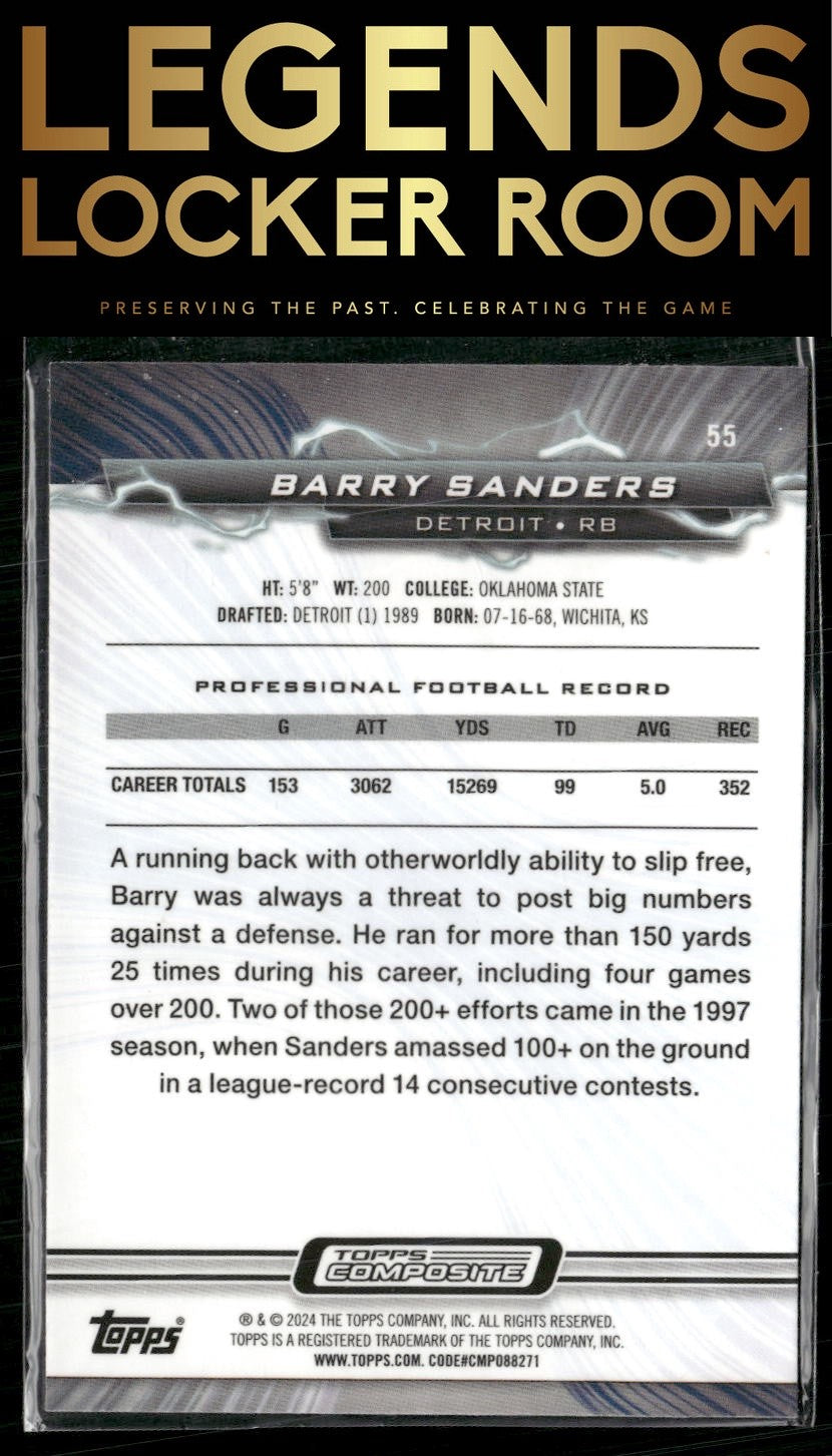 2023 Topps Composite #55 Barry Sanders