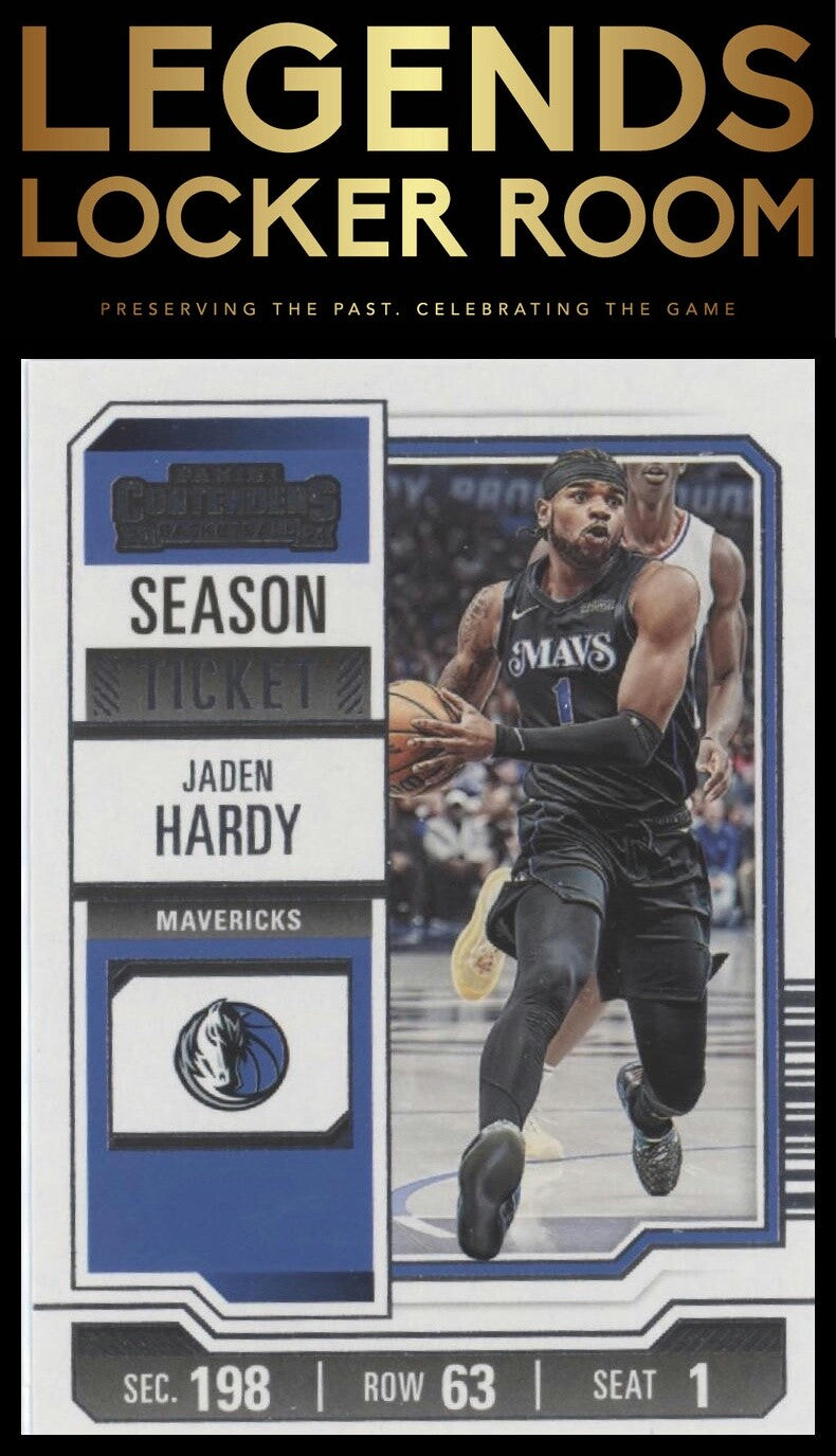 2023-24 Panini Contenders #51 Jaden Hardy Season Ticket