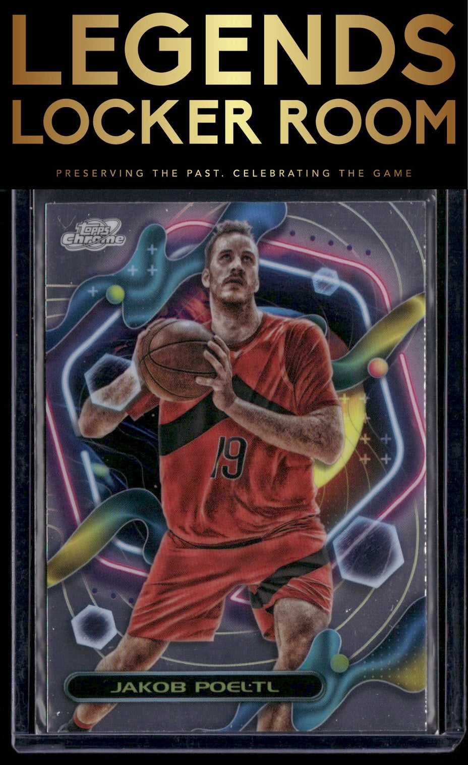 2023-24 Topps Chrome Cosmic #128 Jakob Poeltl