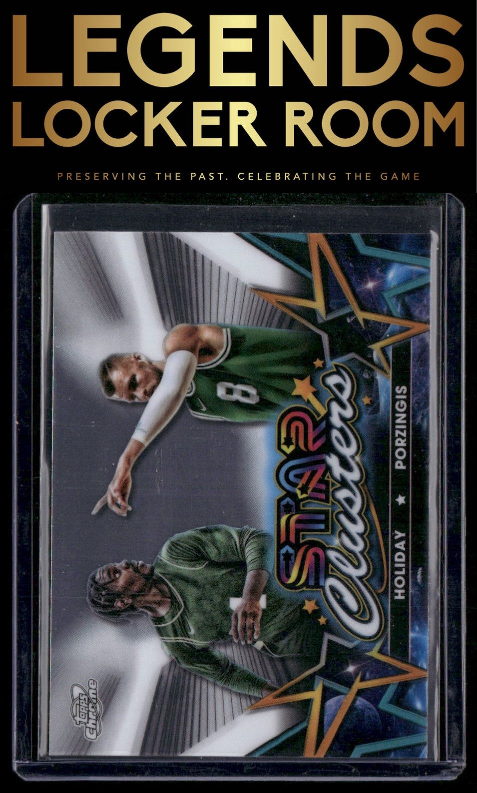 2023-24 Topps Chrome Cosmic Jrue Holiday/Kristaps Porzingis Star Clusters