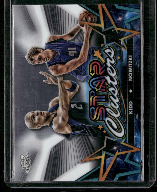 2023-24 Topps Chrome Cosmic #SC-8 Jason Kidd / Dirk Nowitzki Star Clusters