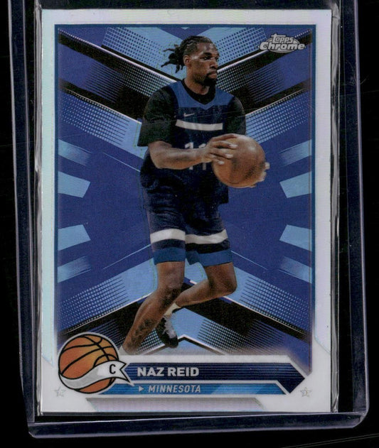 2023-24 Topps Chrome #160 Naz Reid Refractors