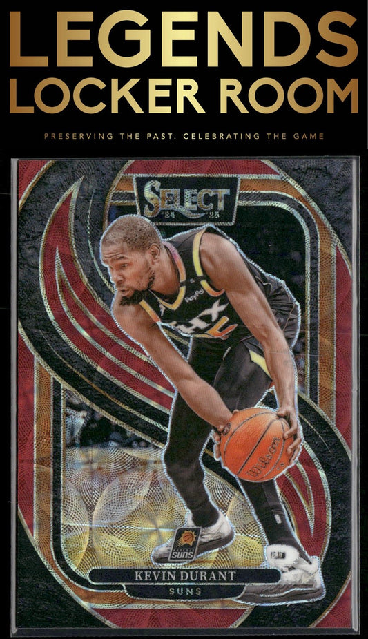 2024-25 Panini Select #127 Kevin Durant Red Scope Prizm #/249
