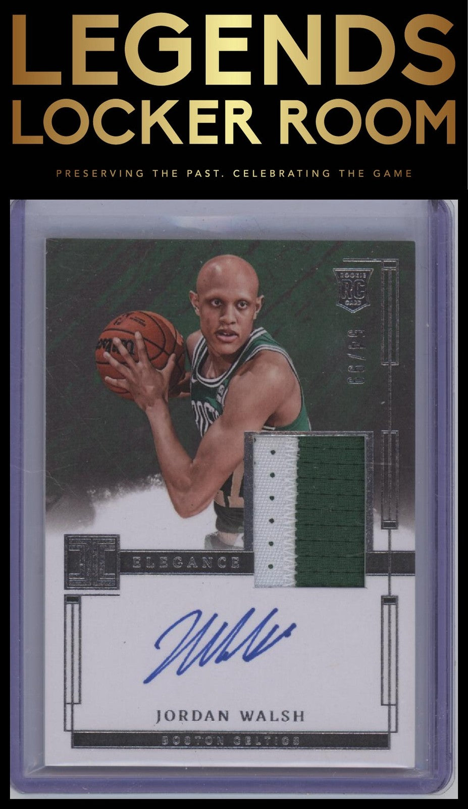 2023-24 Panini Impeccable Jordan Walsh Elegance Rookie Jersey Auto /99