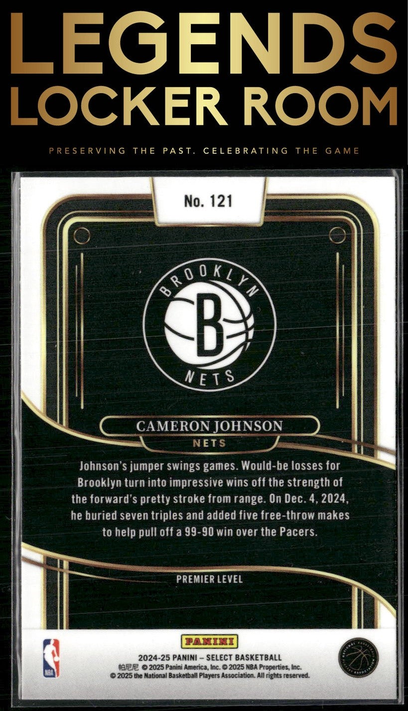 2024-25 Panini Select #121 Cameron Johnson