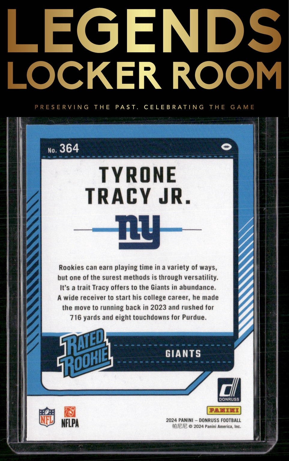 2024 Donruss #364 Tyrone Tracy Jr.