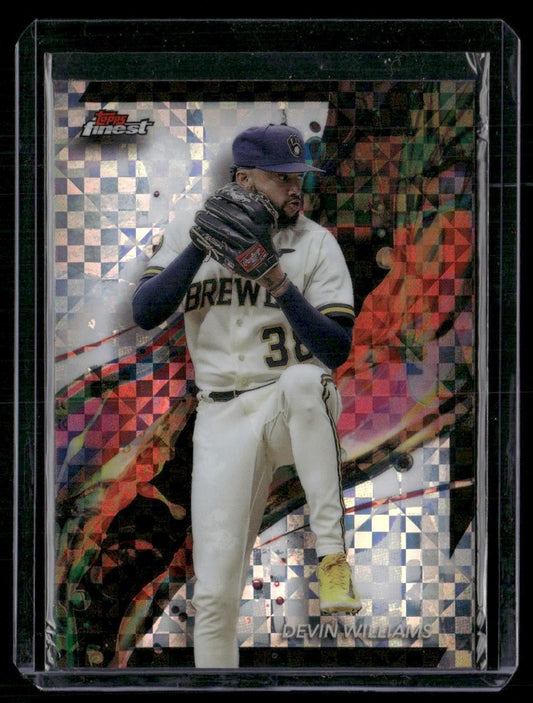 2024 Finest #40 Devin Williams Checkerboard Refractors