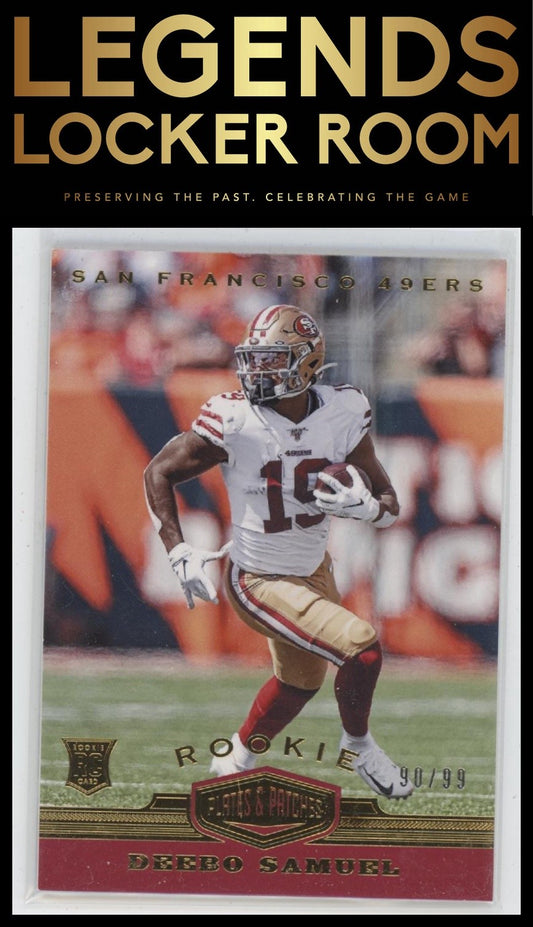 2019 Plates and Patches #177 Deebo Samuel Rookie /99