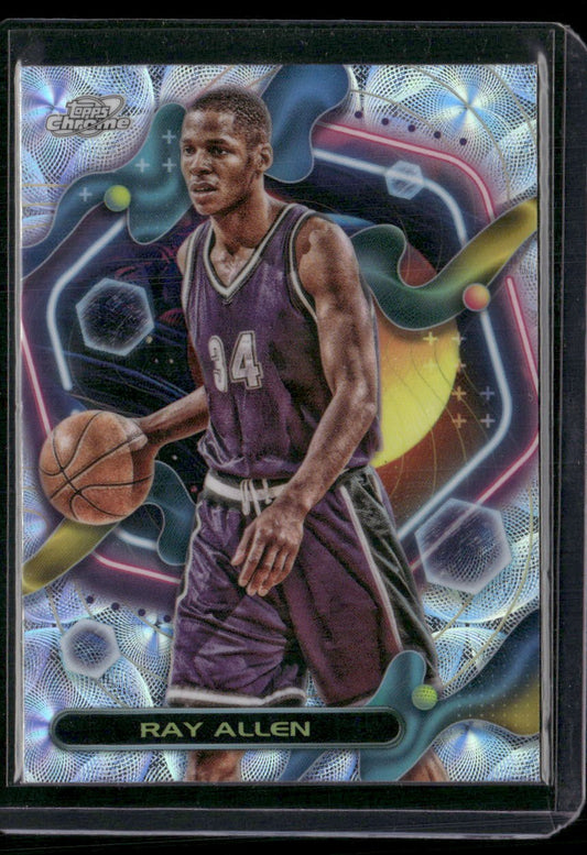 2023-24 Topps Chrome Cosmic #73 Ray Allen Nucleus Refractors