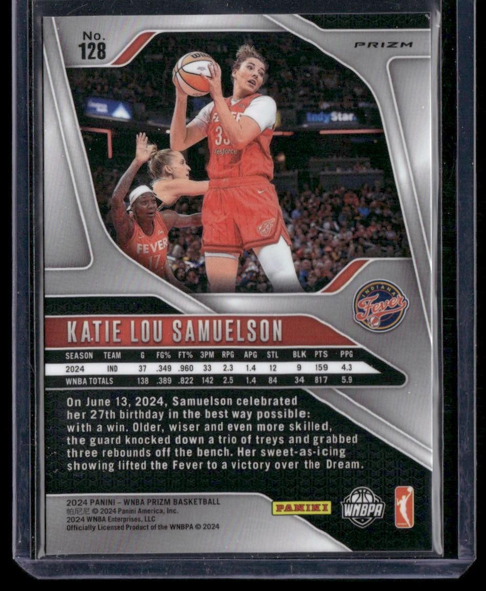 2024 Panini Prizm WNBA #128 Katie Lou Samuelson Silver Prizms