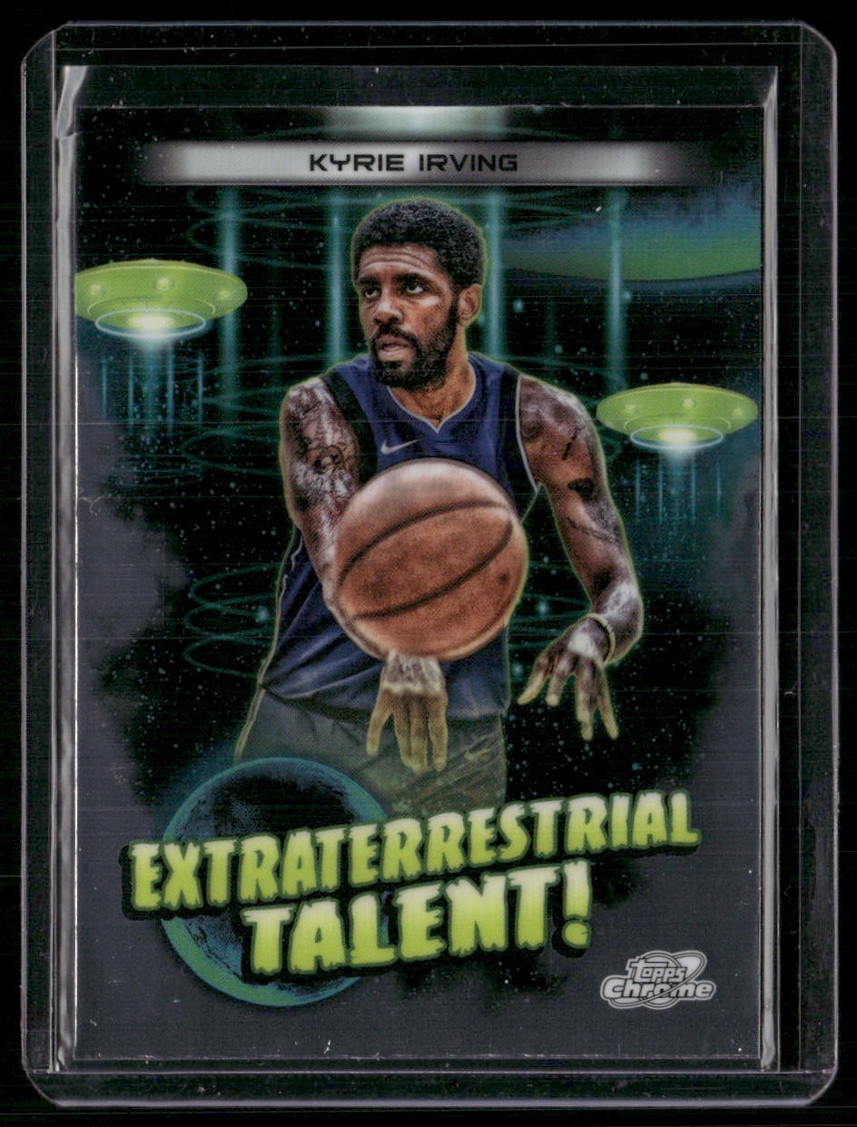 2023-24 Topps Chrome Cosmic #ET-6 Kyrie Irving Extraterrestrial Talent