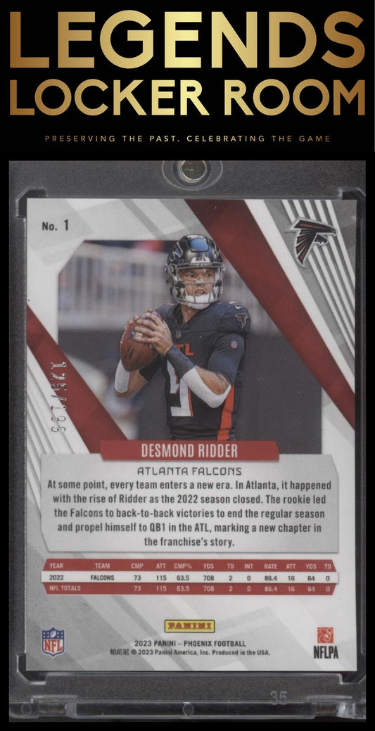 2023 Panini Phoenix #1 Desmond Ridder Red #/199
