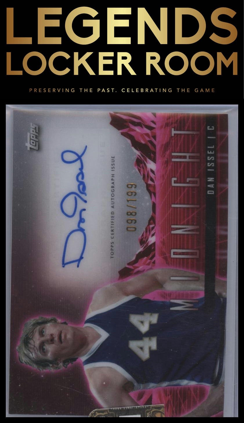 2023-24 Topps Midnight #HS-DI Dan Issel Horizon Signatures Twilight #/199