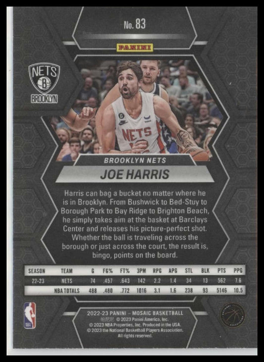 2022-23 Panini Mosaic #83 Joe Harris