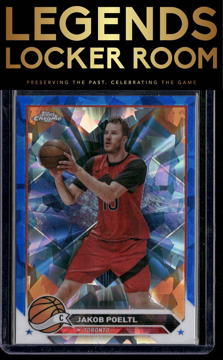 2023-24 Topps Chrome Sapphire Edition #59 Jakob Poeltl