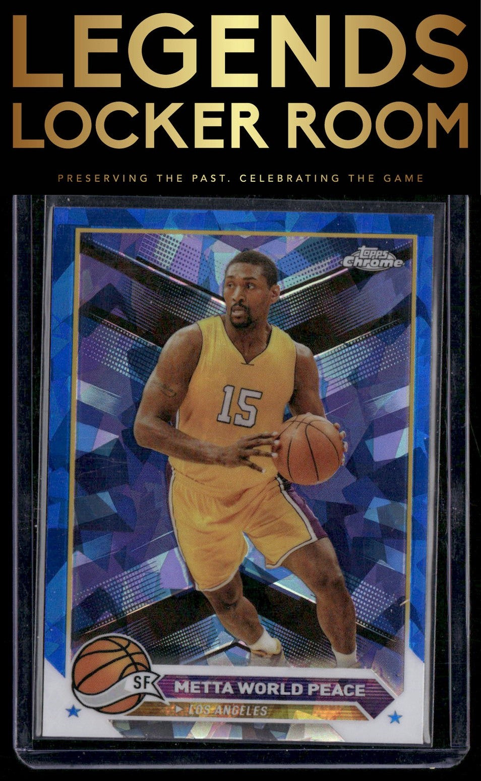 2023-24 Topps Chrome Sapphire #13 Metta World Peace