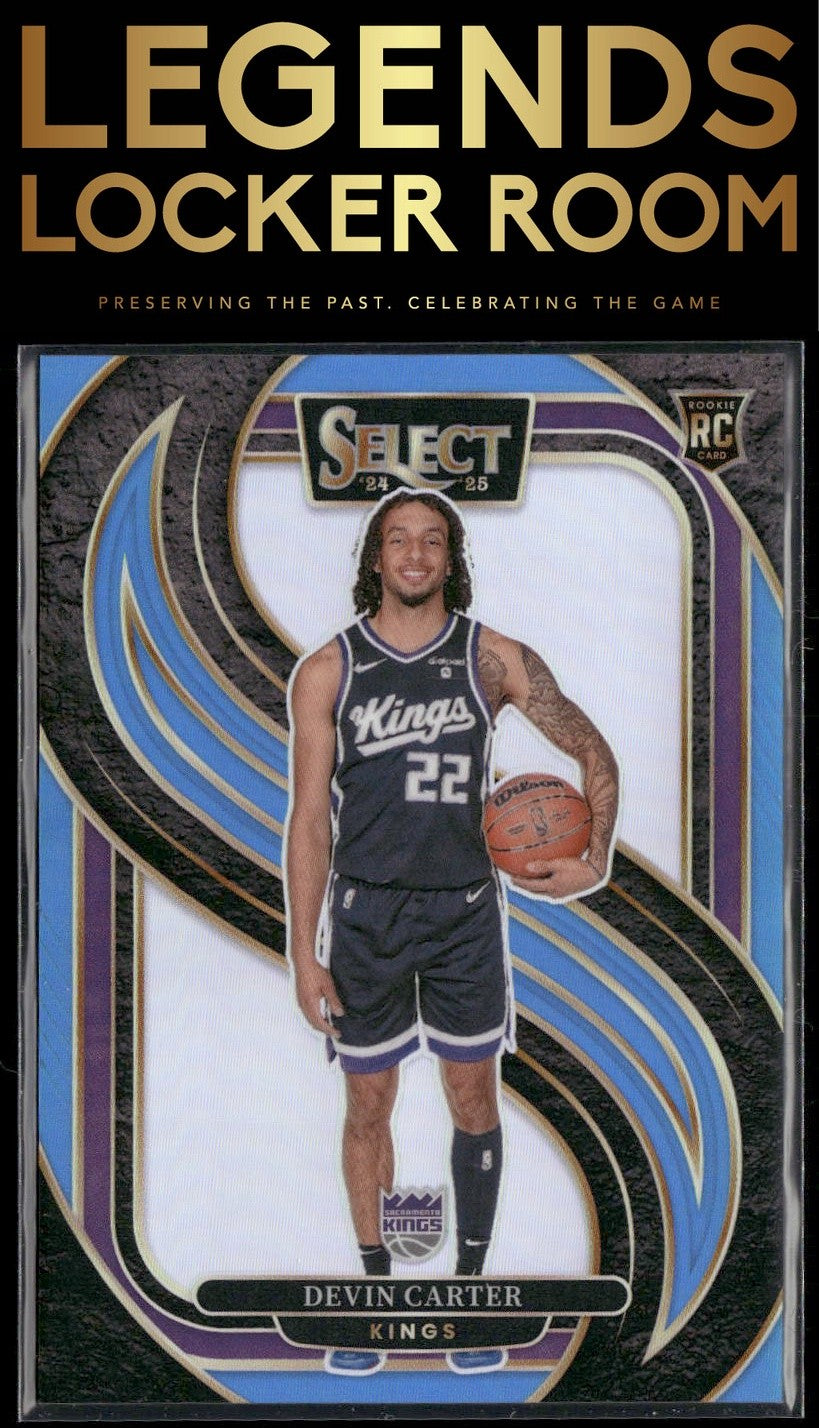 2024-25 Panini Select #174 Devin Carter Light Blue Prizm #/299