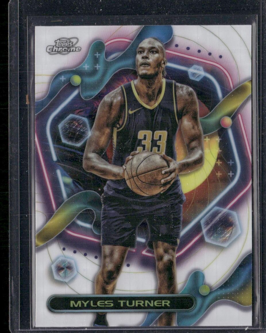 2023-24 Topps Chrome Cosmic #51 Myles Turner White Hole