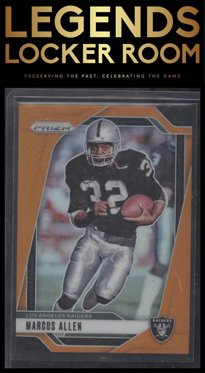 2024 Panini Prizm #155 Marcus Allen Orange #/249