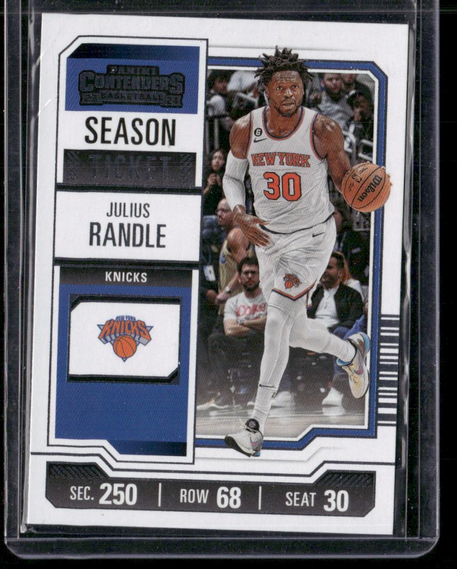 2023-24 Panini Contenders #18 Julius Randle Season Ticket Retail