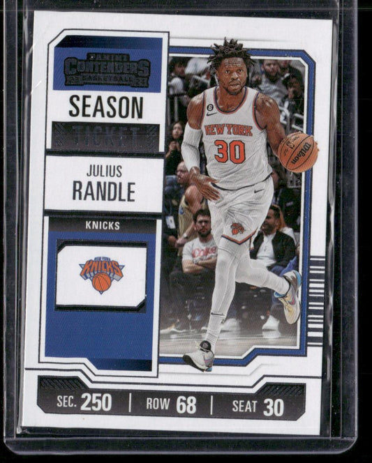 2023-24 Panini Contenders #18 Julius Randle Season Ticket Retail