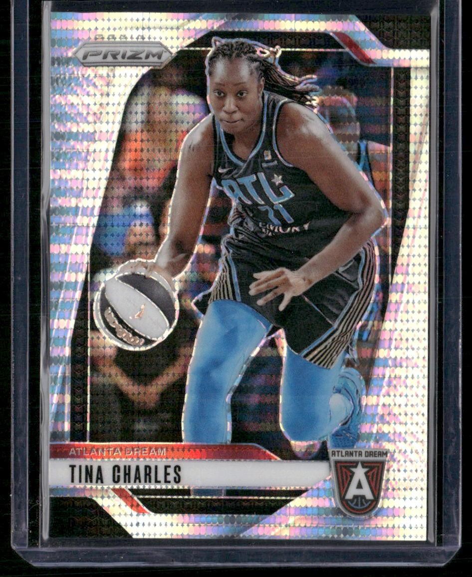 2024 Panini Prizm WNBA #36 Tina Charles Pulsar Prizms #/499