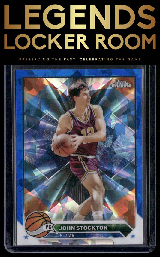 2023-24 Topps Chrome Sapphire Edition #149 John Stockton