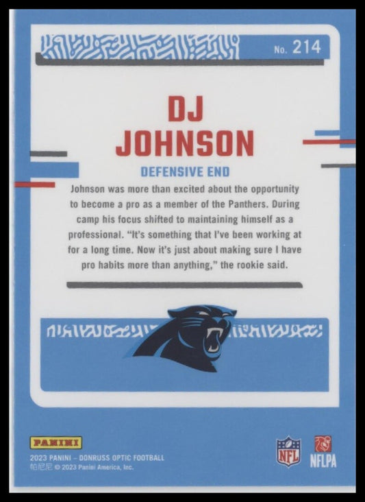 2023 Donruss Optic #214 DJ Johnson