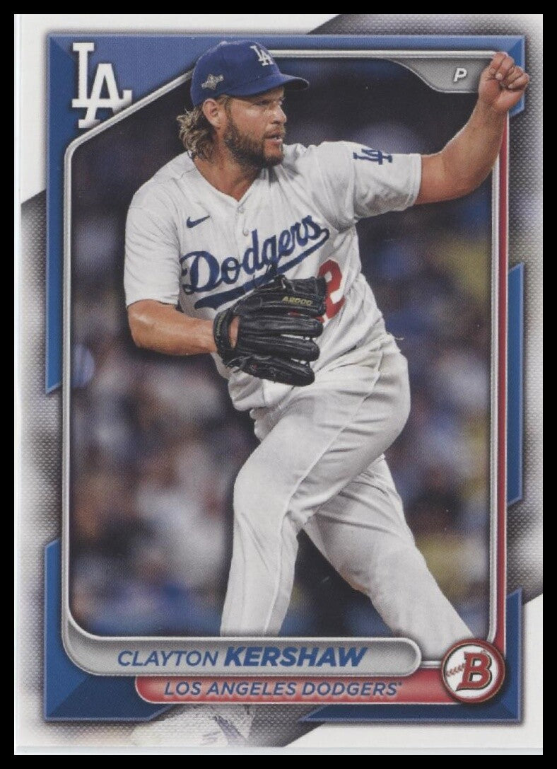 2024 Bowman #56 Clayton Kershaw
