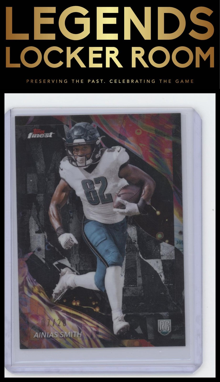 2024 Finest #199 Ainias Smith Black Refractor #/20