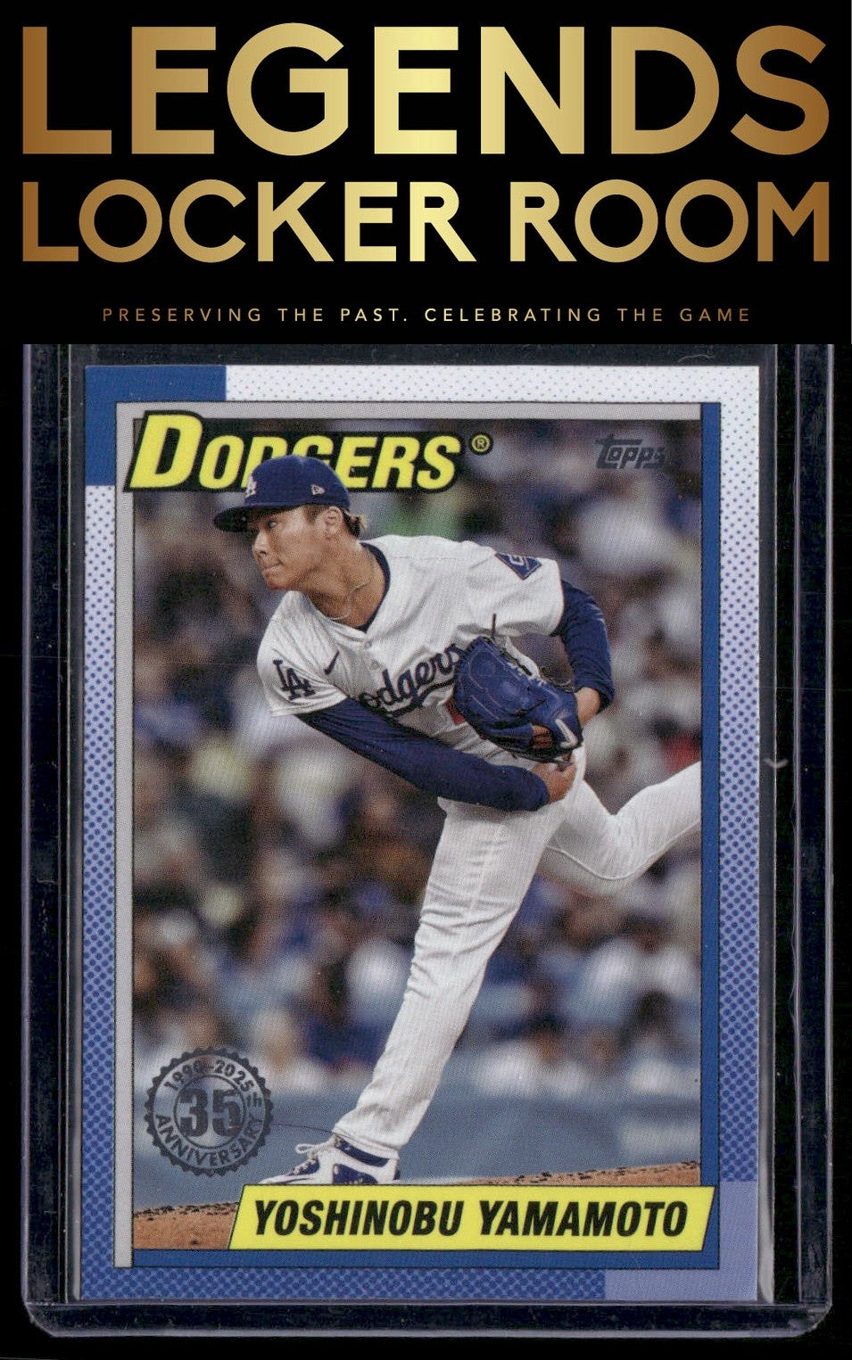 2025 Topps #T90-84 Yoshinobu Yamamoto 1990 Topps Baseball 35th Anniversary