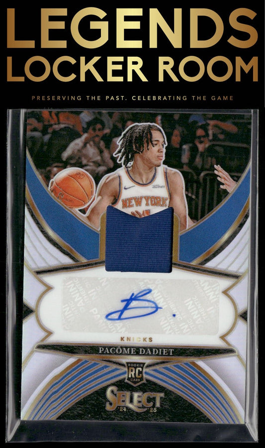 2024-25 Panini Select #RJA-PCD Pacome Dadiet Rookie Jersey Autographs #/199