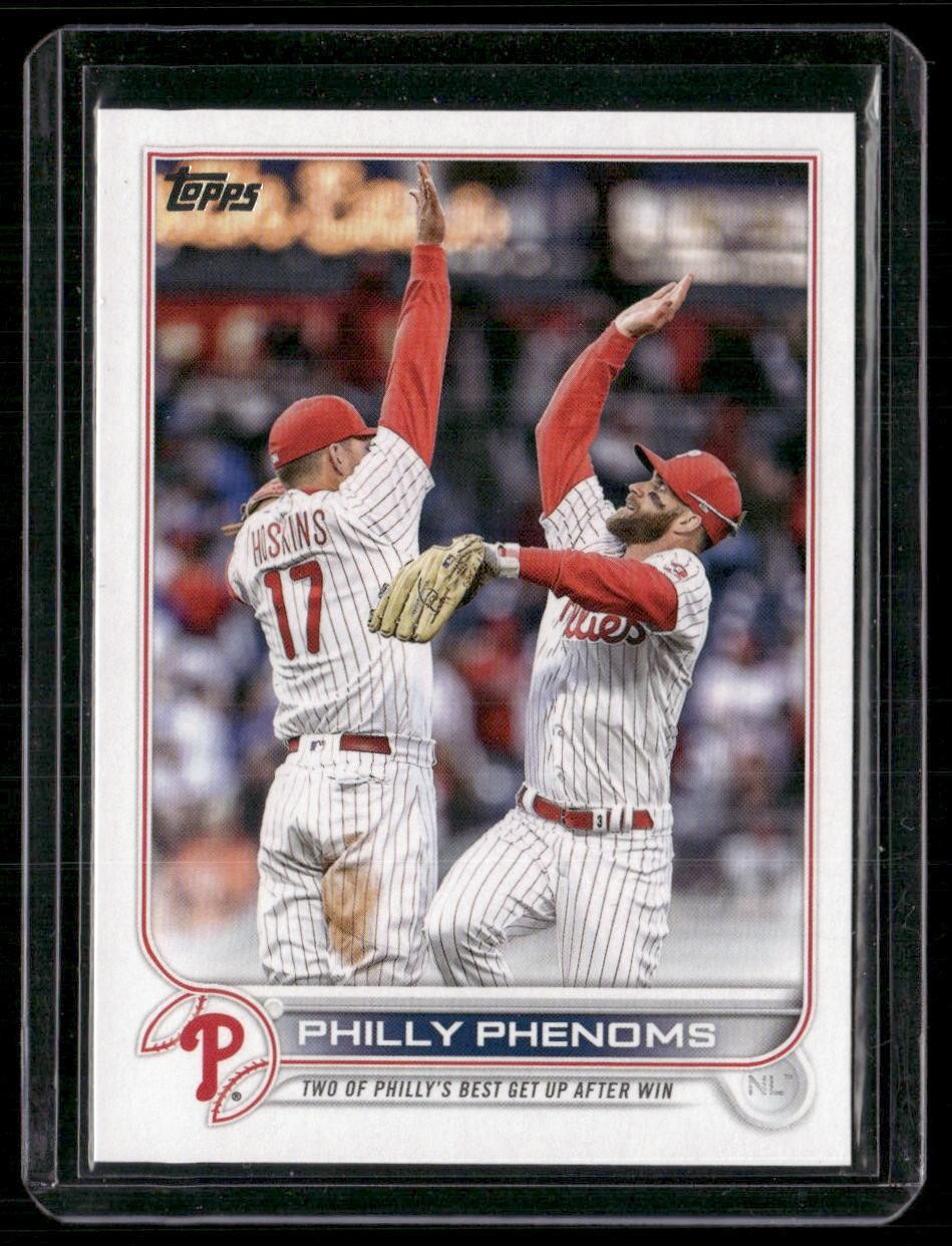 2022 Topps Update #US112 Philly Phenoms (Bryce Harper / Rhys Hoskins)