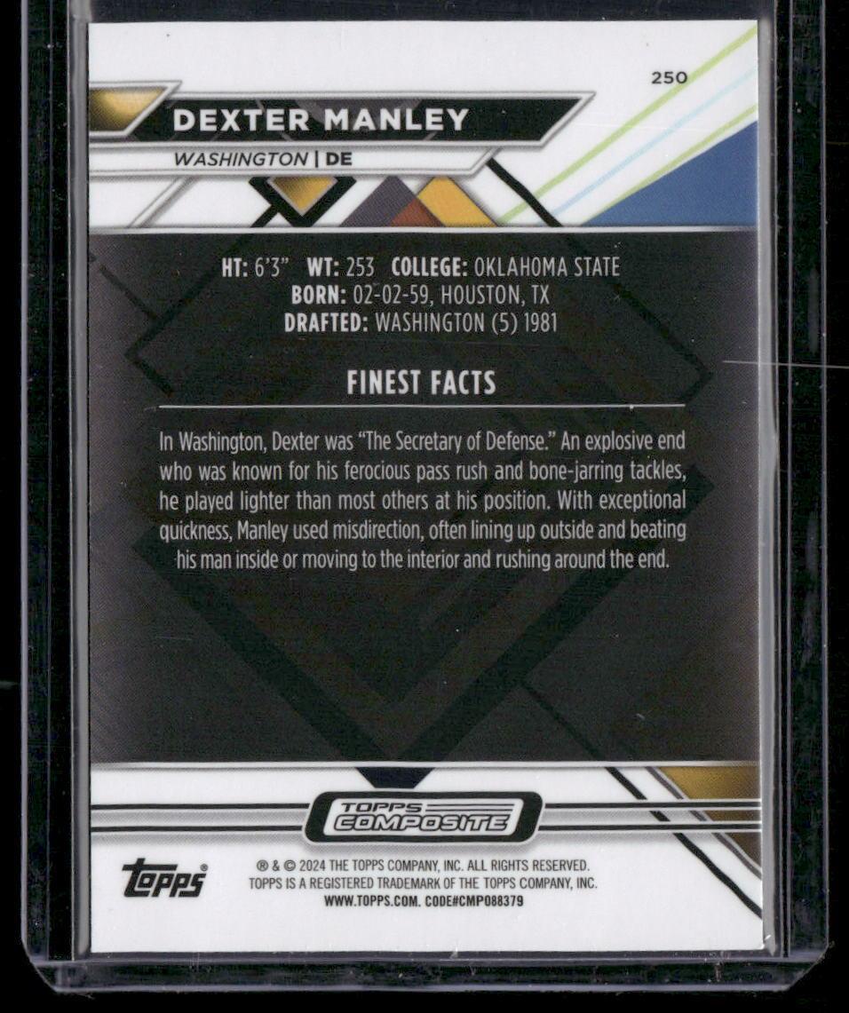 2023 Topps Composite #250 Dexter Manley