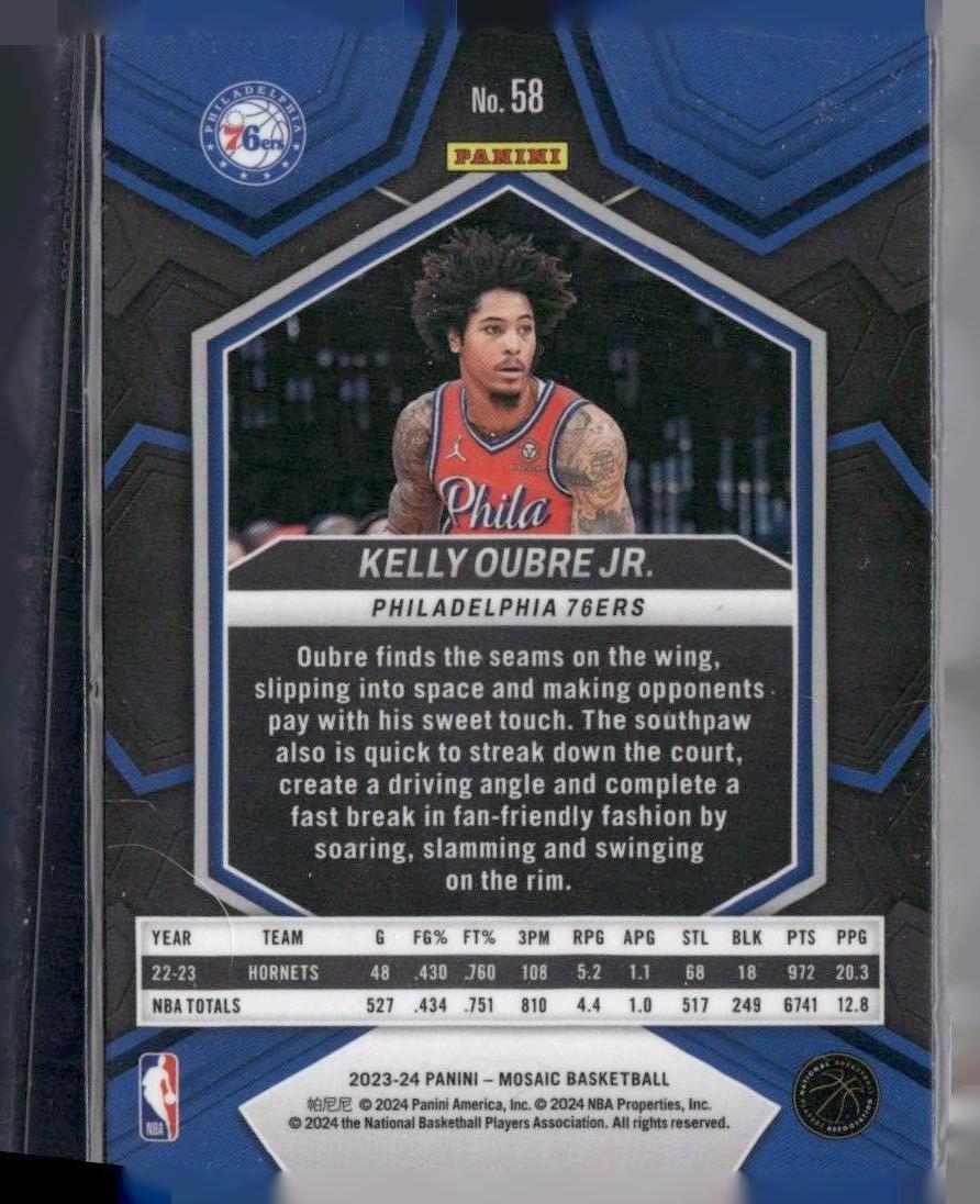 2023-24 Panini Mosaic #58 Kelly Oubre Jr.