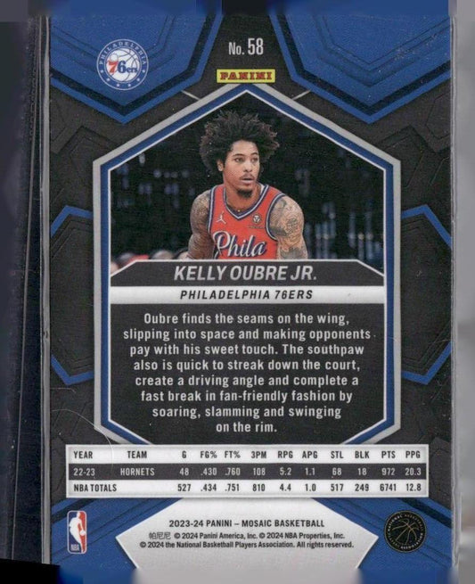 2023-24 Panini Mosaic #58 Kelly Oubre Jr.