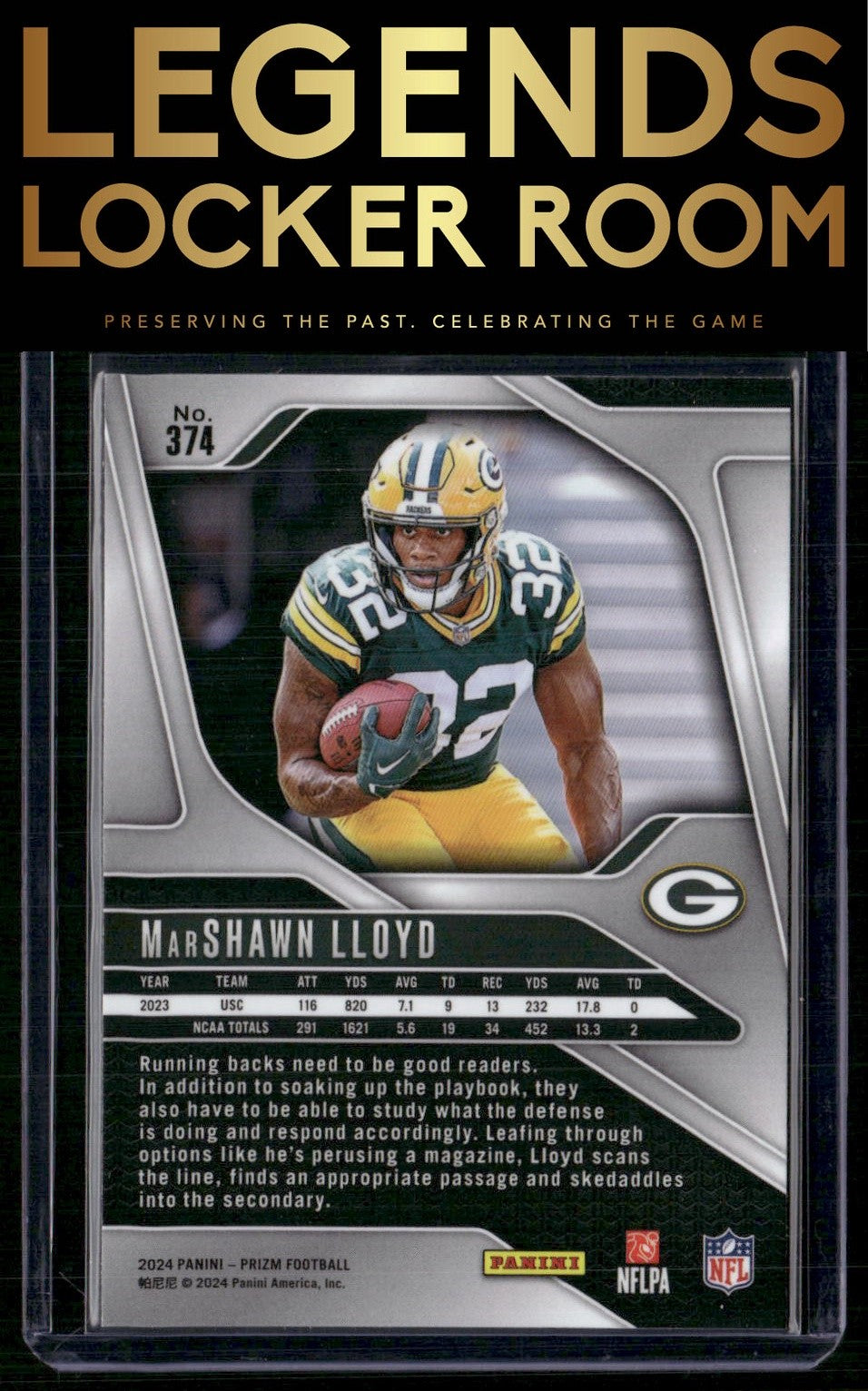 2024 Panini Prizm #374 MarShawn Lloyd