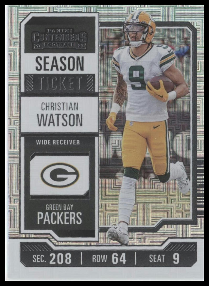 2023 Panini Contenders #37 Christian Watson