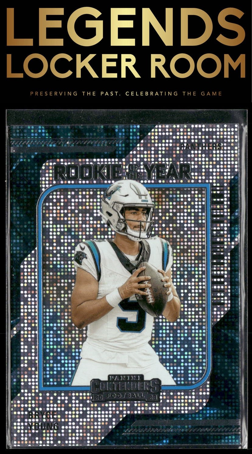 2023 Panini Contenders #4 Bryce Young Rookie of the Year Contenders