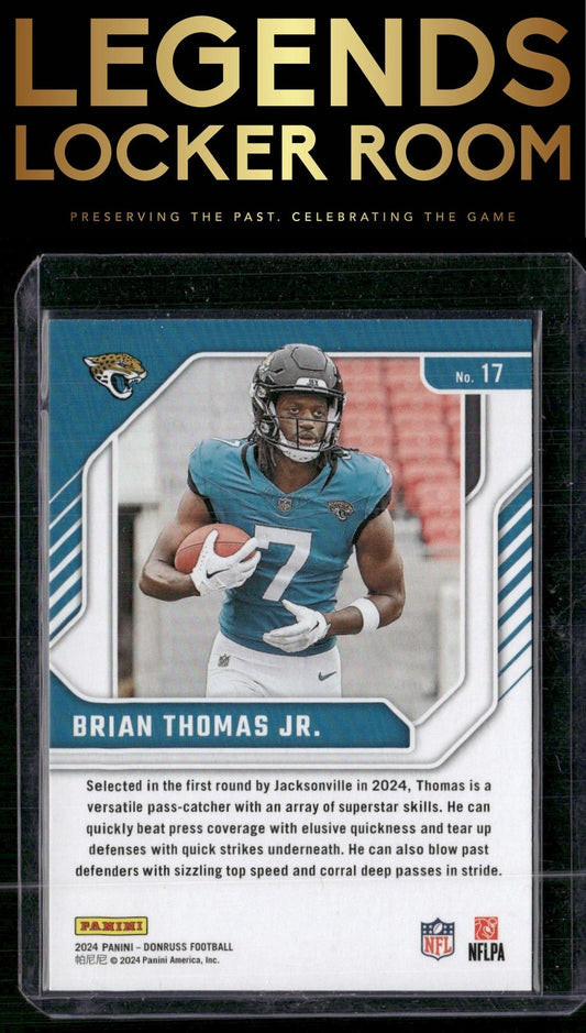 2024 Donruss #17 Brian Thomas Jr. The Elite Series Rookies
