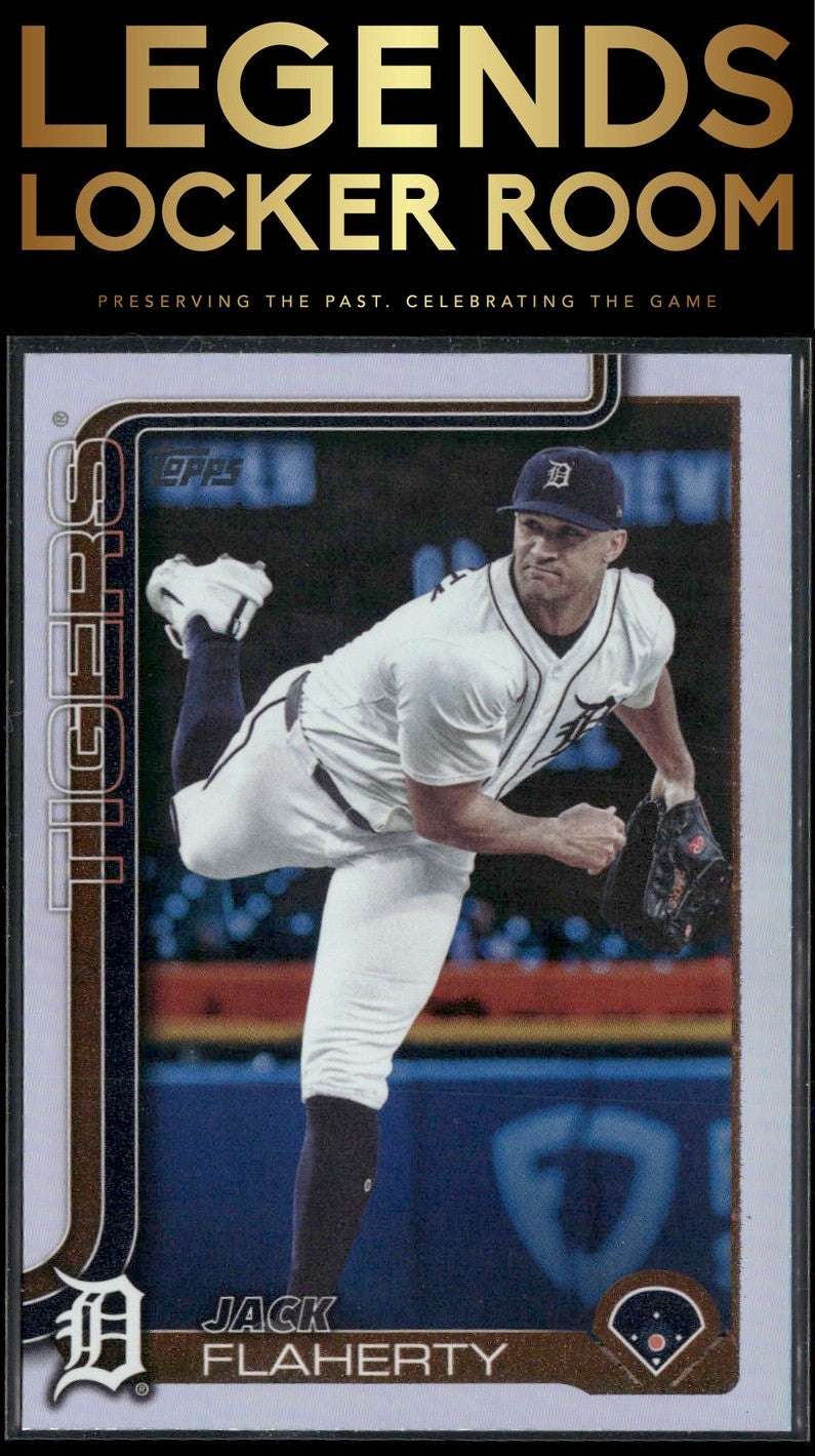 2025 Topps #504 Jack Flaherty Rainbow Foil