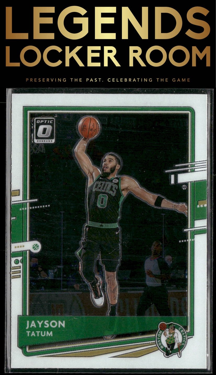 2020-21 Donruss Optic #77 Jayson Tatum