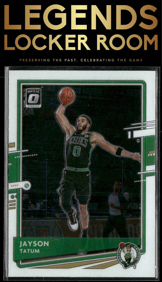 2020-21 Donruss Optic #77 Jayson Tatum