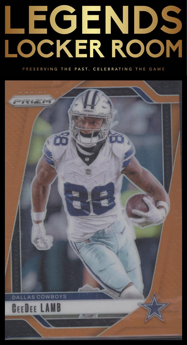 2024 Panini Prizm #75 CeeDee Lamb Orange 001/249 First on Print!